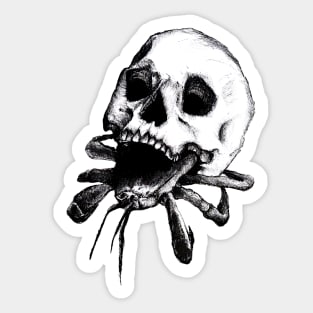 Skull Crab Sticker